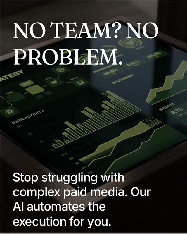 No team, no problem &mdash; AI-infused marketing and ads campaign