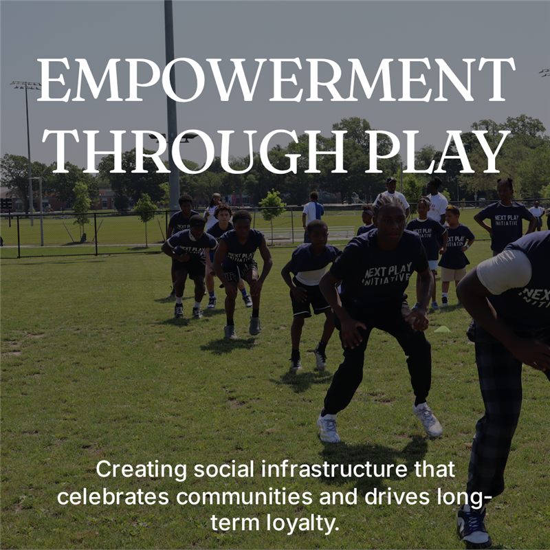 Empowerment through play &mdash; community activation and social infrastructure campaign