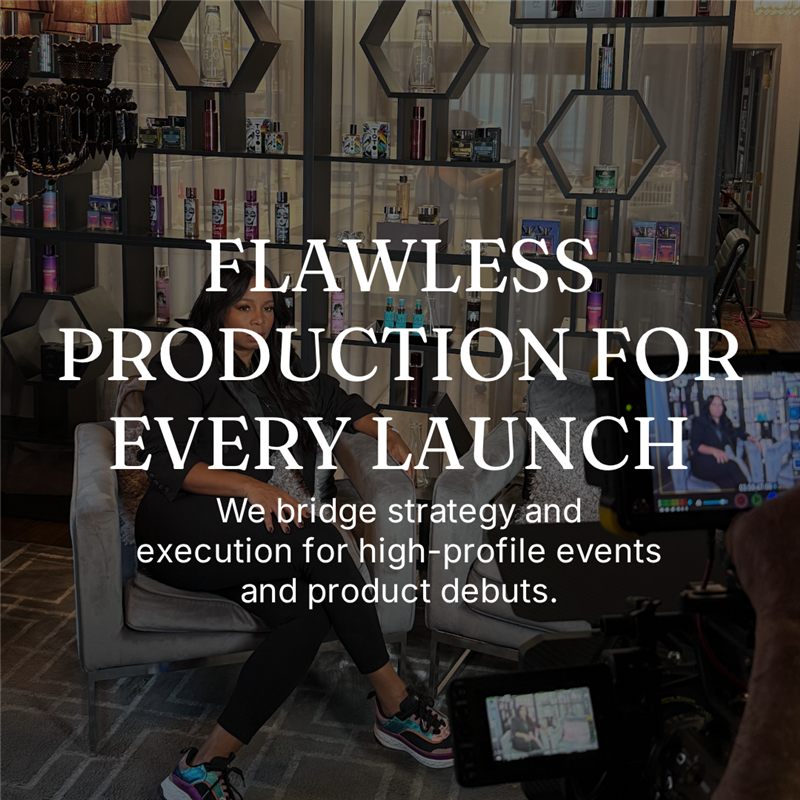 Flawless production for every launch &mdash; event production and activation campaign