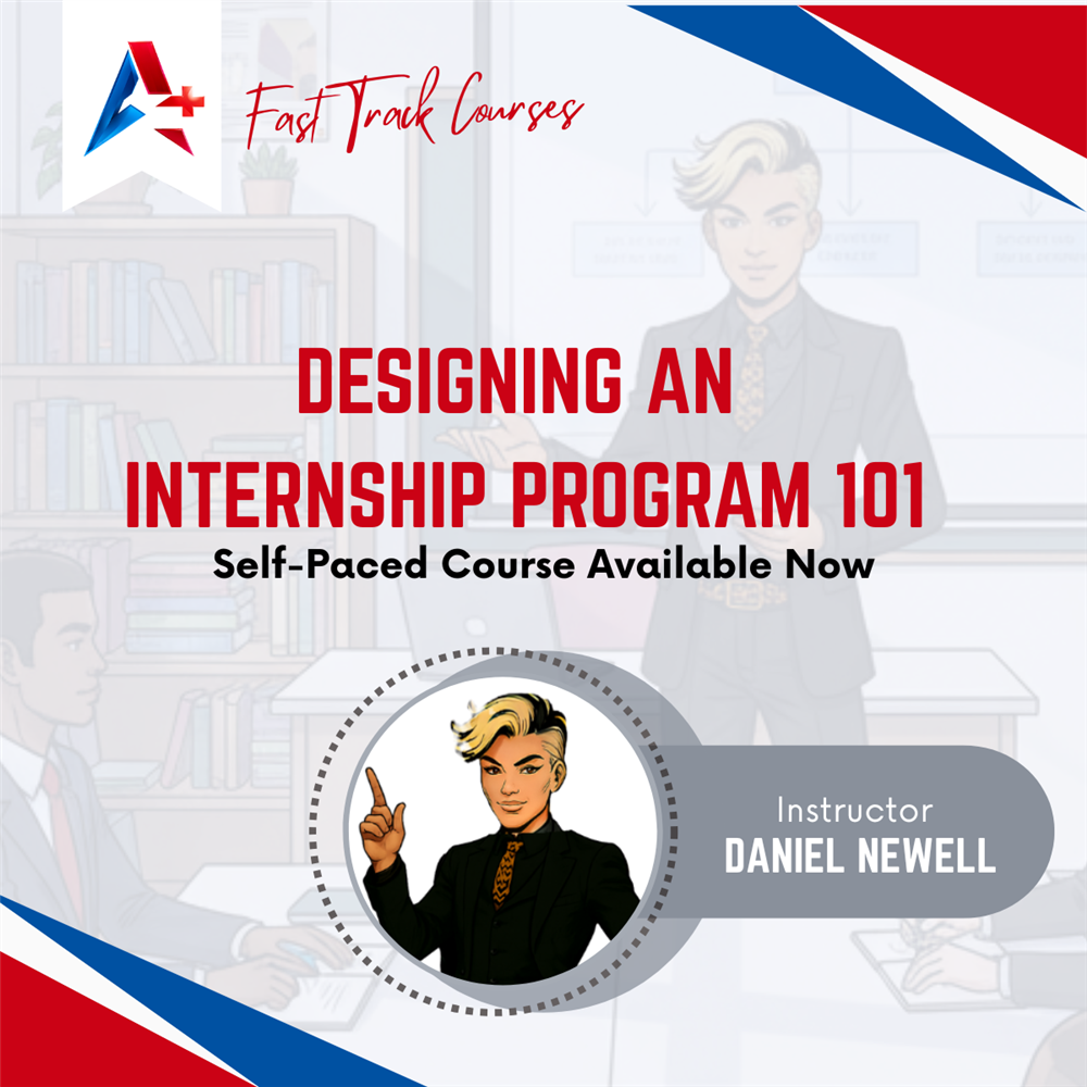 AAER+ Designing an Internship Program course flyer