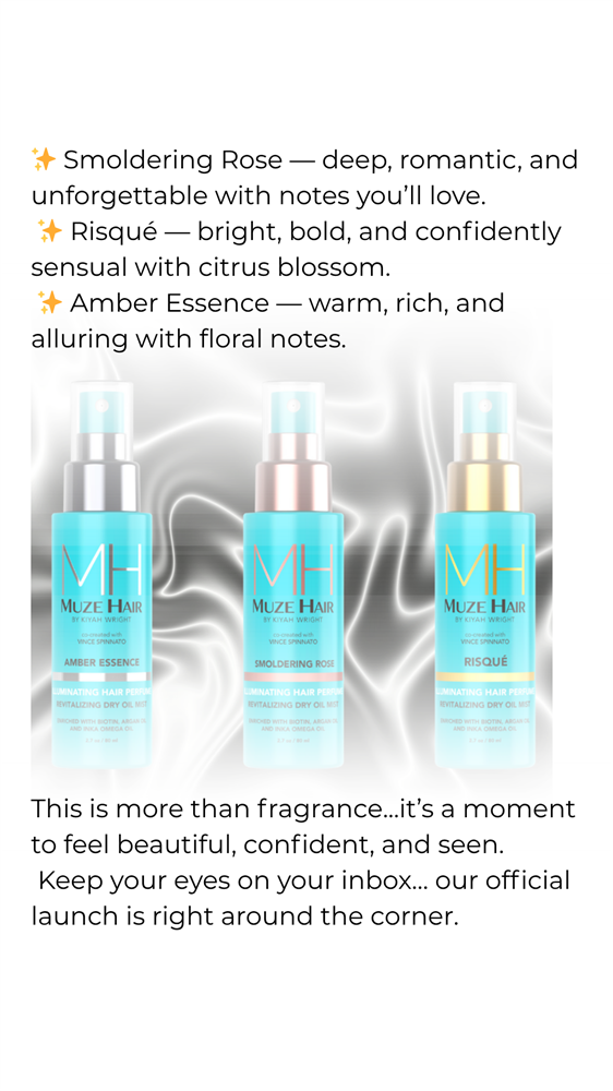 MuzeHair perfume oil trio