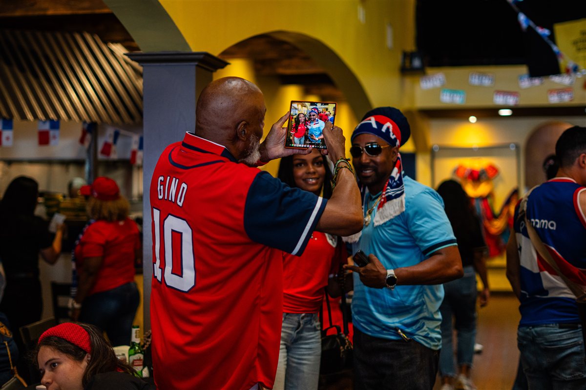 Panama International Restaurant World Cup activation photo moment