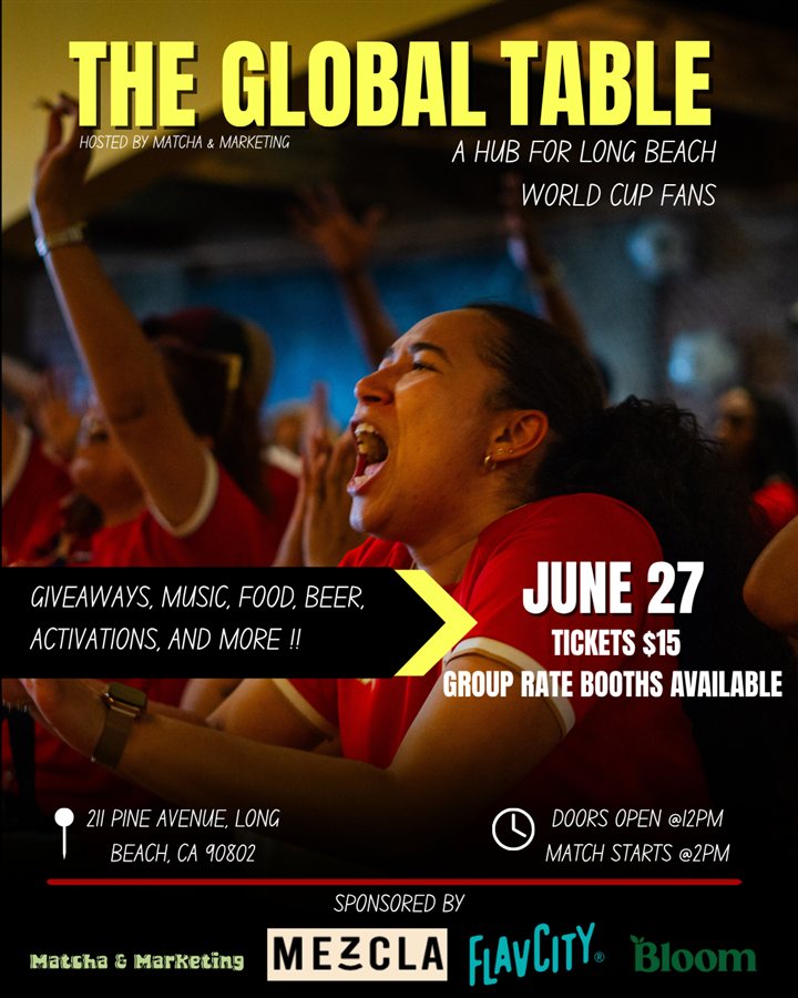 The Global Table event flyer