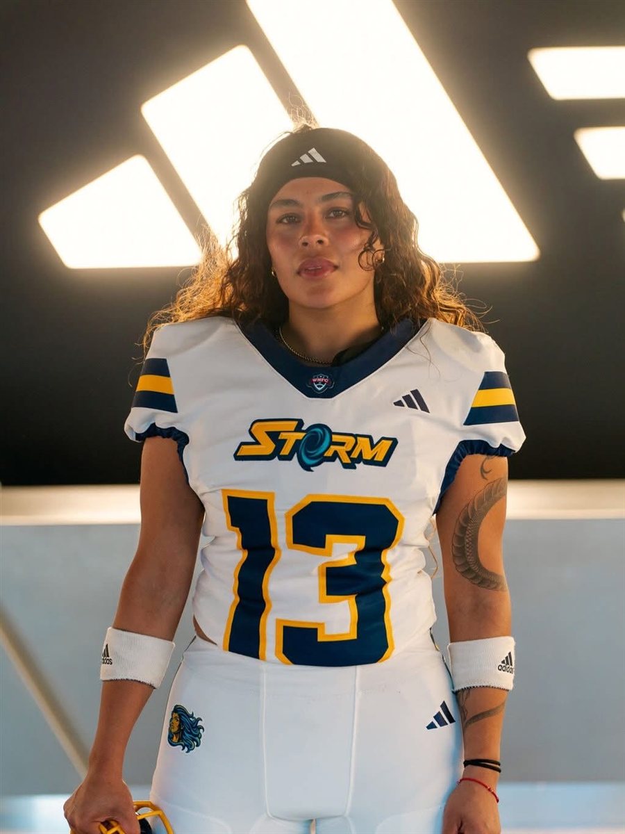 WNFC player in a Storm jersey