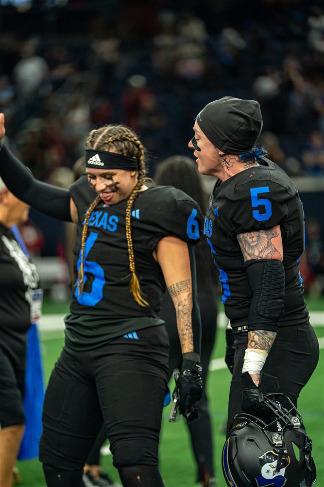 WNFC athletes celebrating on the field